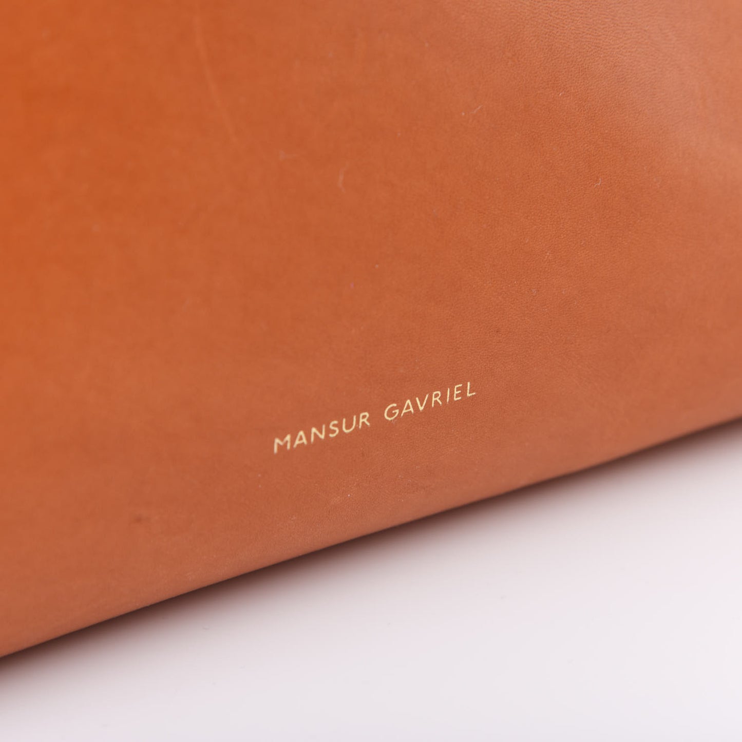 Calfskin Large Shopping Tote Cammello