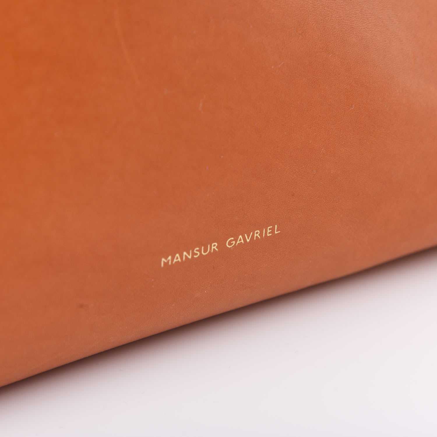 Mansur Gavriel Calfskin Large Shopping Tote Cammello 4 of 9