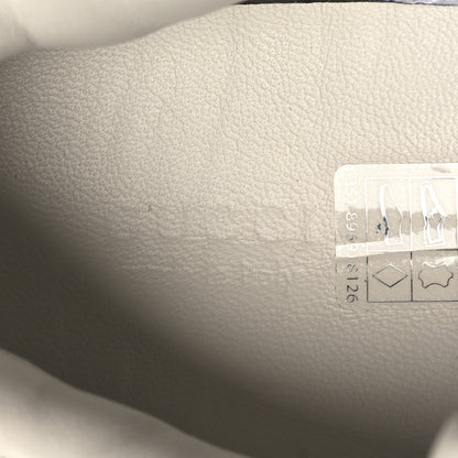 Gucci Calfskin Web Womens Double Screener Sneakers 37 White Green 9 of 9