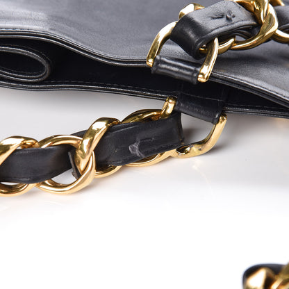 Chanel Lambskin CC Tote Black 6 of 11