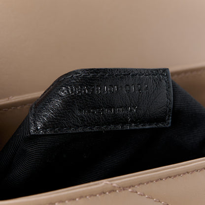 Saint Laurent Calfskin Y Quilted Monogram Toy Loulou Crossbody Bag Taupe 8 of 11