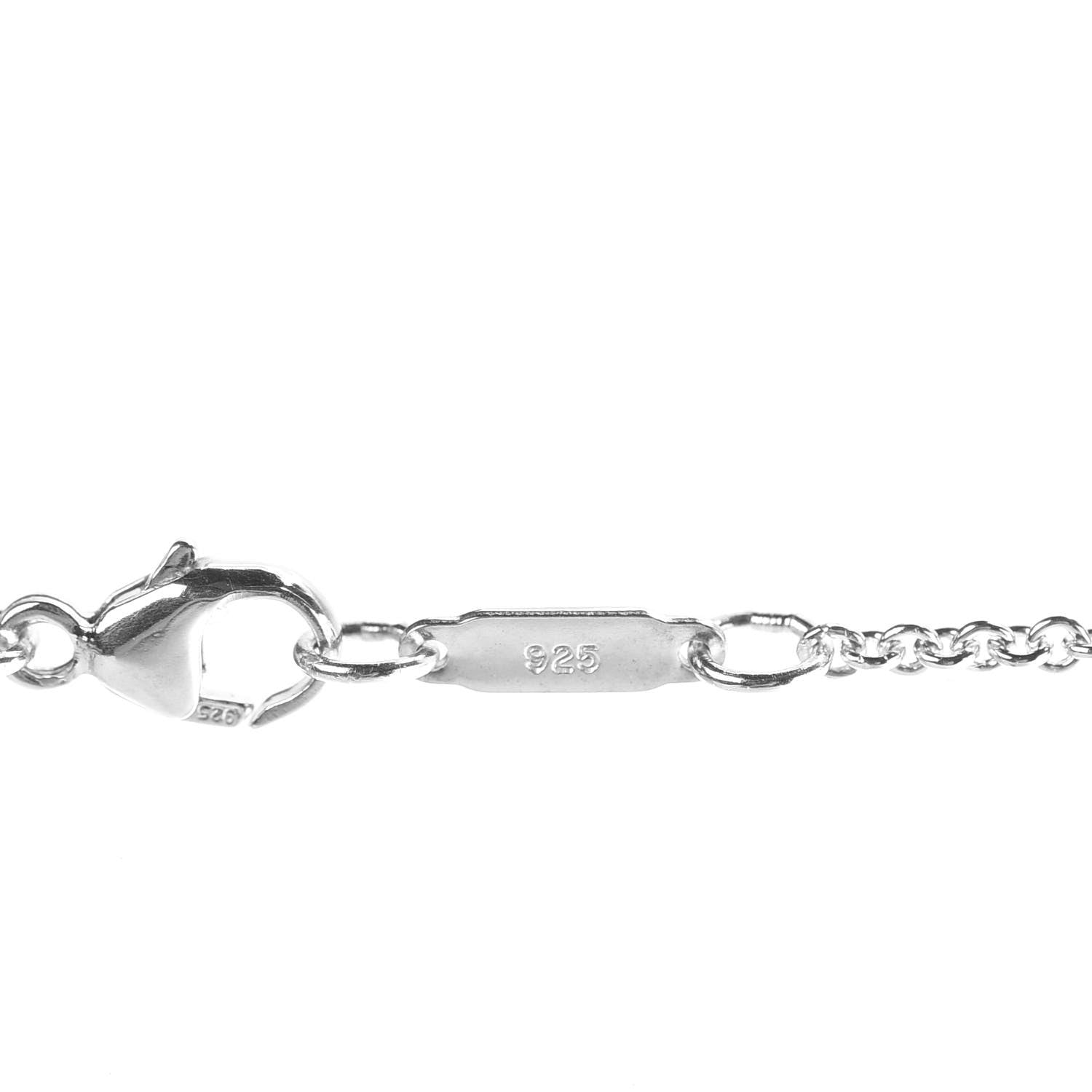 Tiffany Sterling Silver 1837 Oval Loop Pendant Necklace 7 of 8