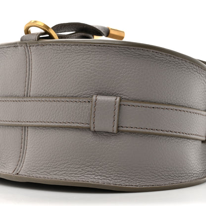 Chloe Calfskin Mini Marcie Round Crossbody Bag Cashmere Grey 10 of 12