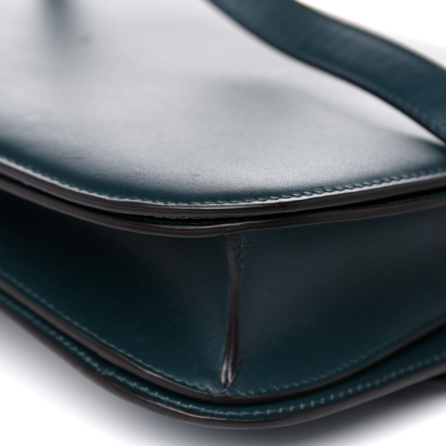 Celine Box Calfskin Medium Classic Box Flap Bag Dark Green 11 of 15