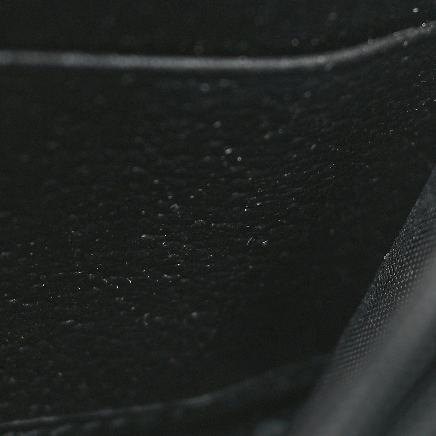 Textured Calfskin Web Ophidia Wallet On Chain Black