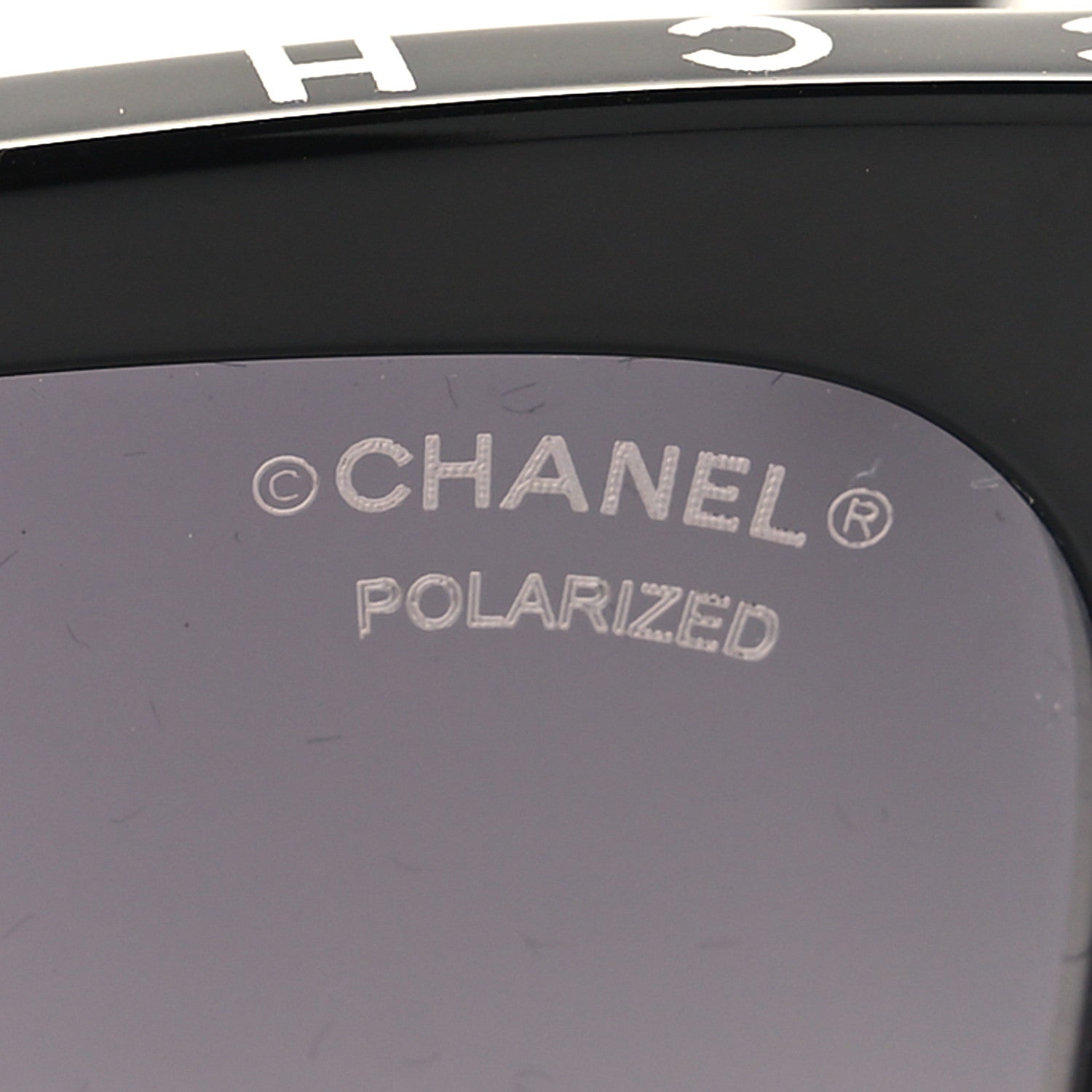 Chanel Acetate Polarized Square Sunglasses 5417-A Black 7 of 8