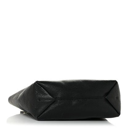 Jimmy Choo Grained Calfskin Logo Strap Tote Black 4 of 9