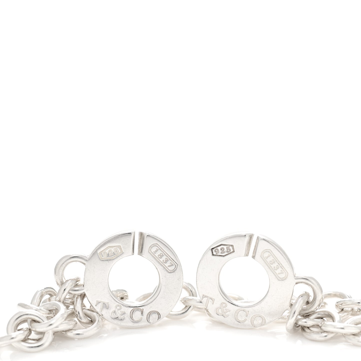 Sterling Silver 1837 Circle Clasp Bracelet