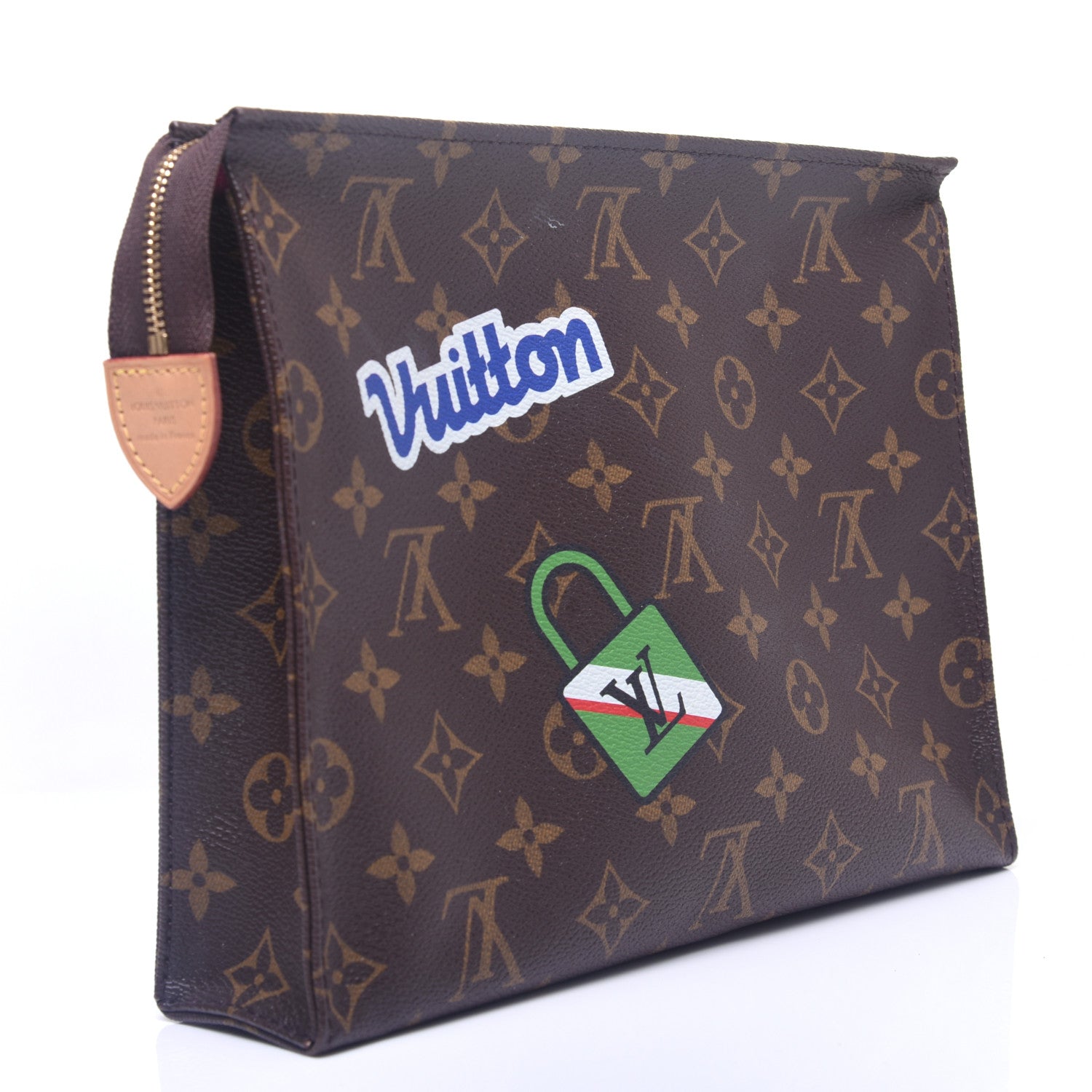 Louis Vuitton Monogram Travel Stickers Toiletry Pouch 26 3 of 9