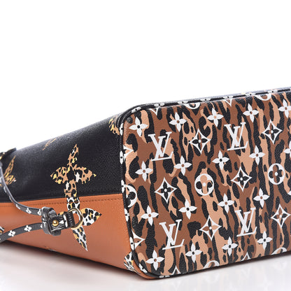 Louis Vuitton Monogram Giant Jungle Neverfull MM Black 8 of 10