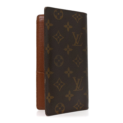 Louis Vuitton Monogram Porte Valeurs Checkbook Wallet 3 of 6