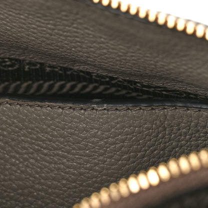 Prada Vitello Phenix Double Zip Crossbody Bag Argilla 11 of 12