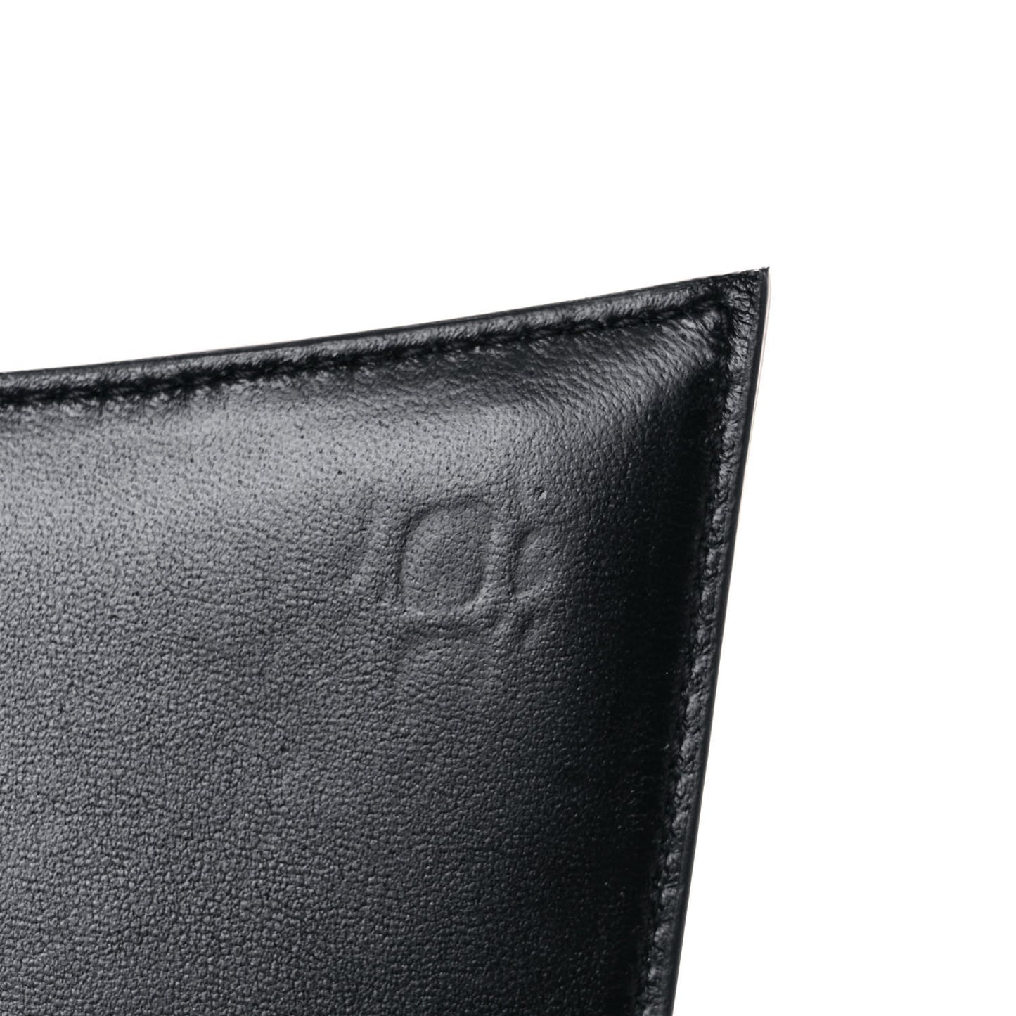 Shiny Calfskin Crocodile Embossed Small Hourglass Top Handle Bag Black