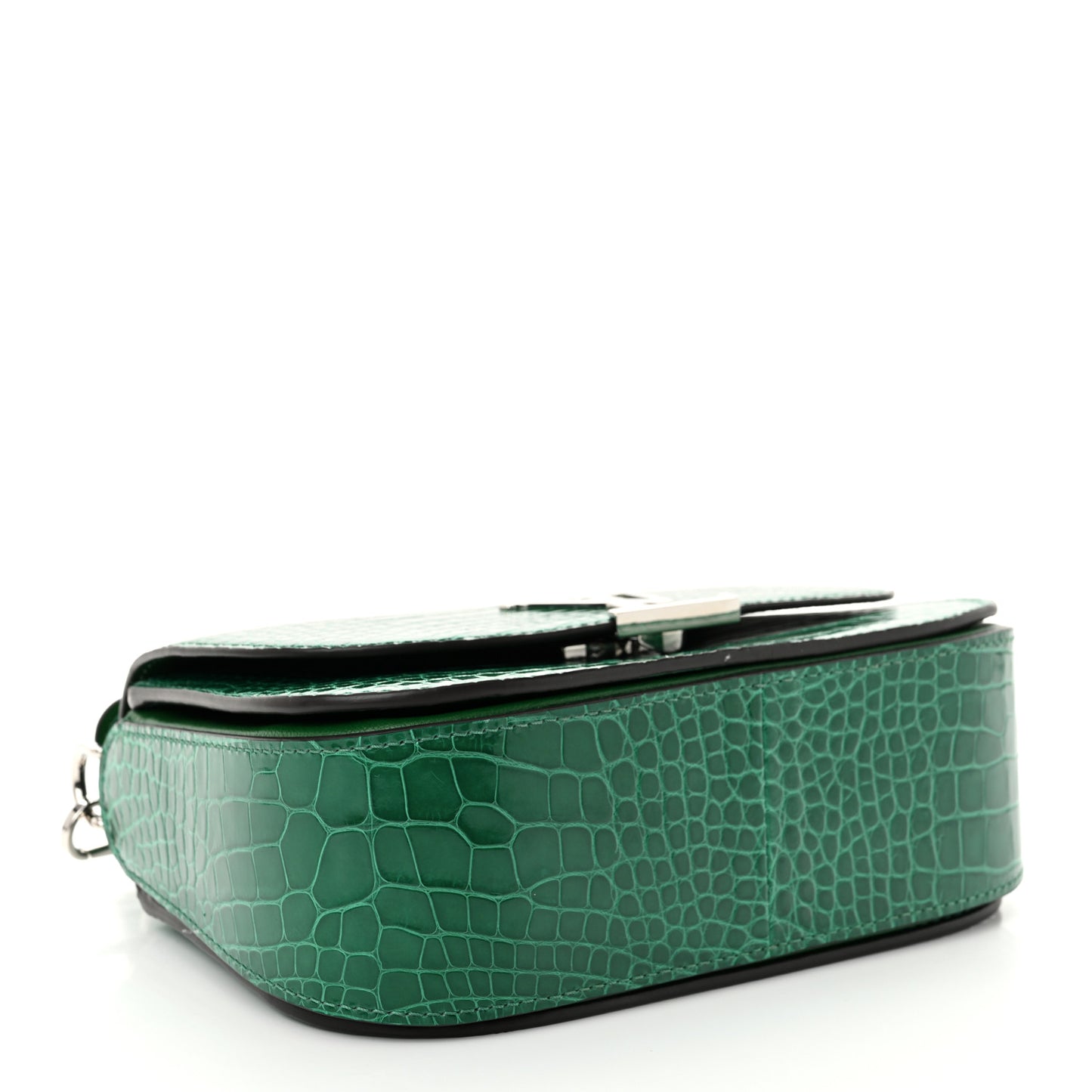 Shiny Alligator Vivienne NM Green