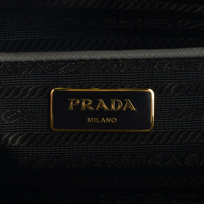 Prada Saffiano Lux Medium Open Promenade Tote Argilla 6 of 8
