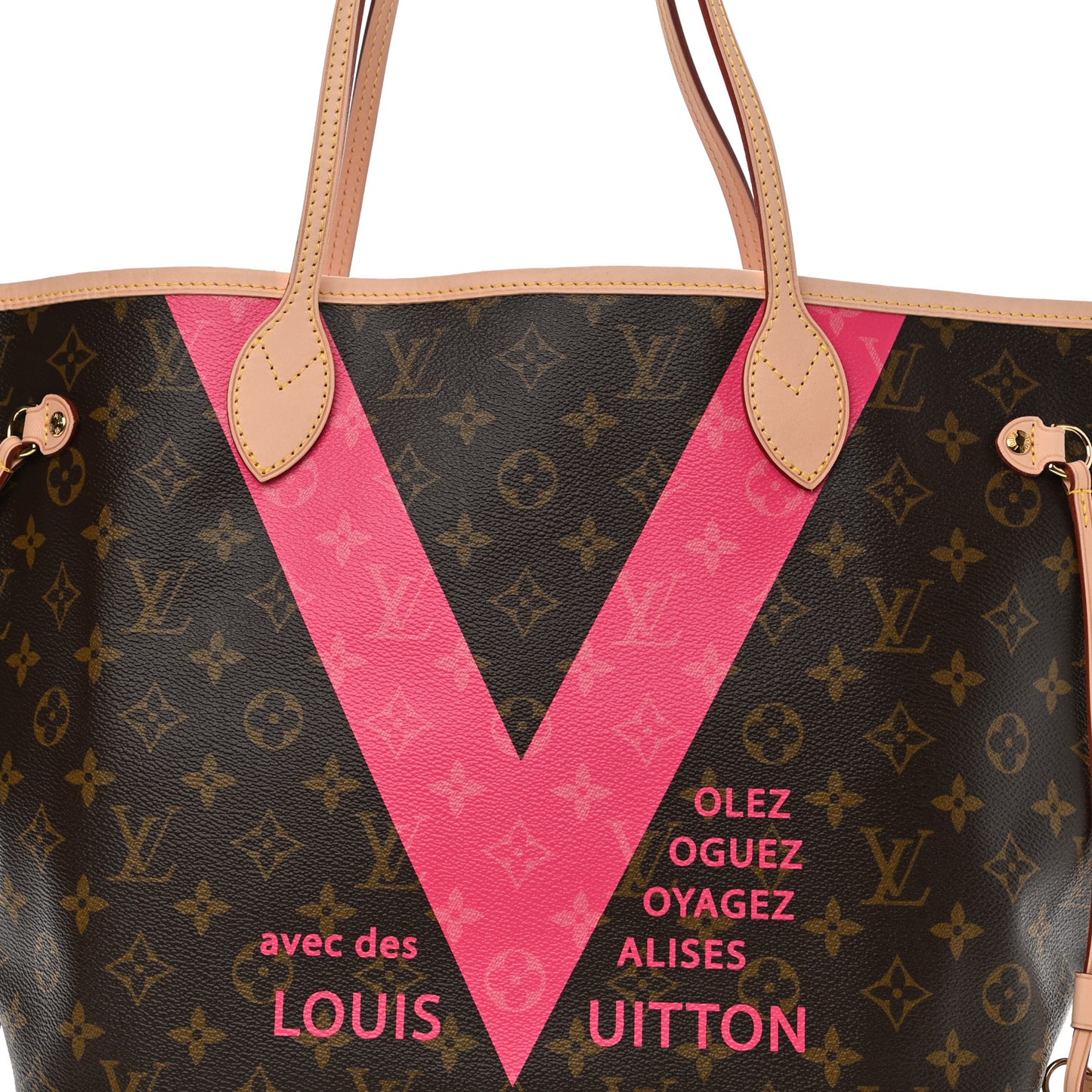 Monogram V Neverfull MM Grenade