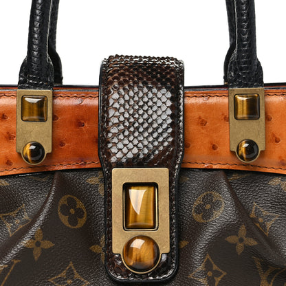 Louis Vuitton Monogram Ostrich Macha Waltz 7 of 9