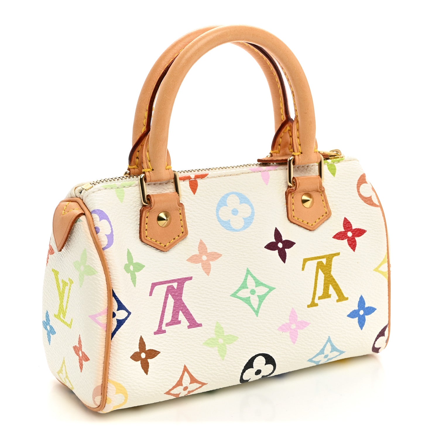 Louis Vuitton Monogram Multicolor Mini Sac HL Speedy White 2 of 8