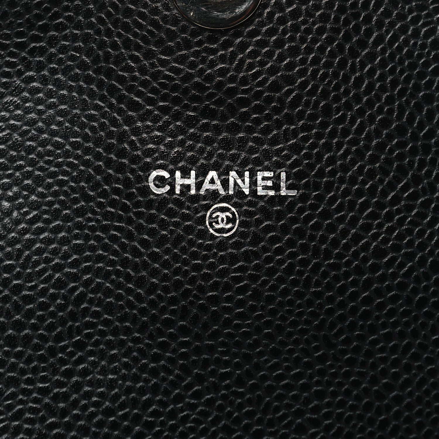 Chanel Caviar Half Moon Wallet On Chain WOC Black 6 of 12