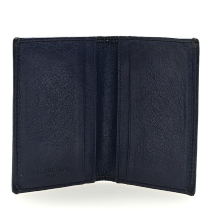 Balenciaga Agneau Giant 12 Gold Hardware Card Case Bleu Obscur 5 of 6