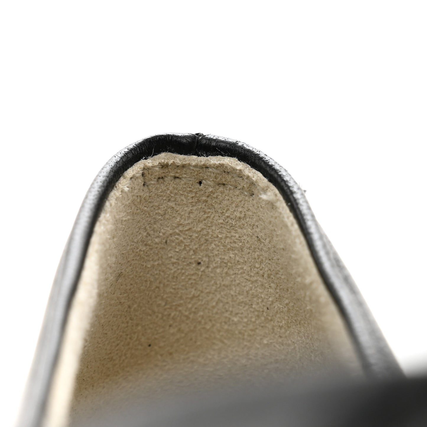 Smooth Lambskin Loafers 40 Black