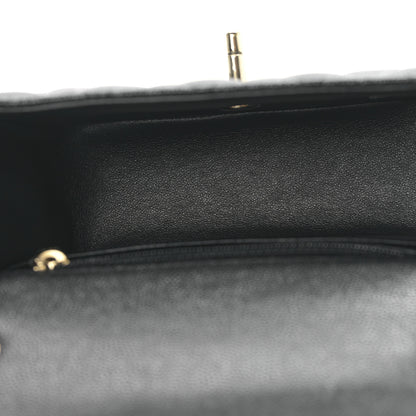 Chanel Caviar Quilted Mini Square Flap Black 5 of 9