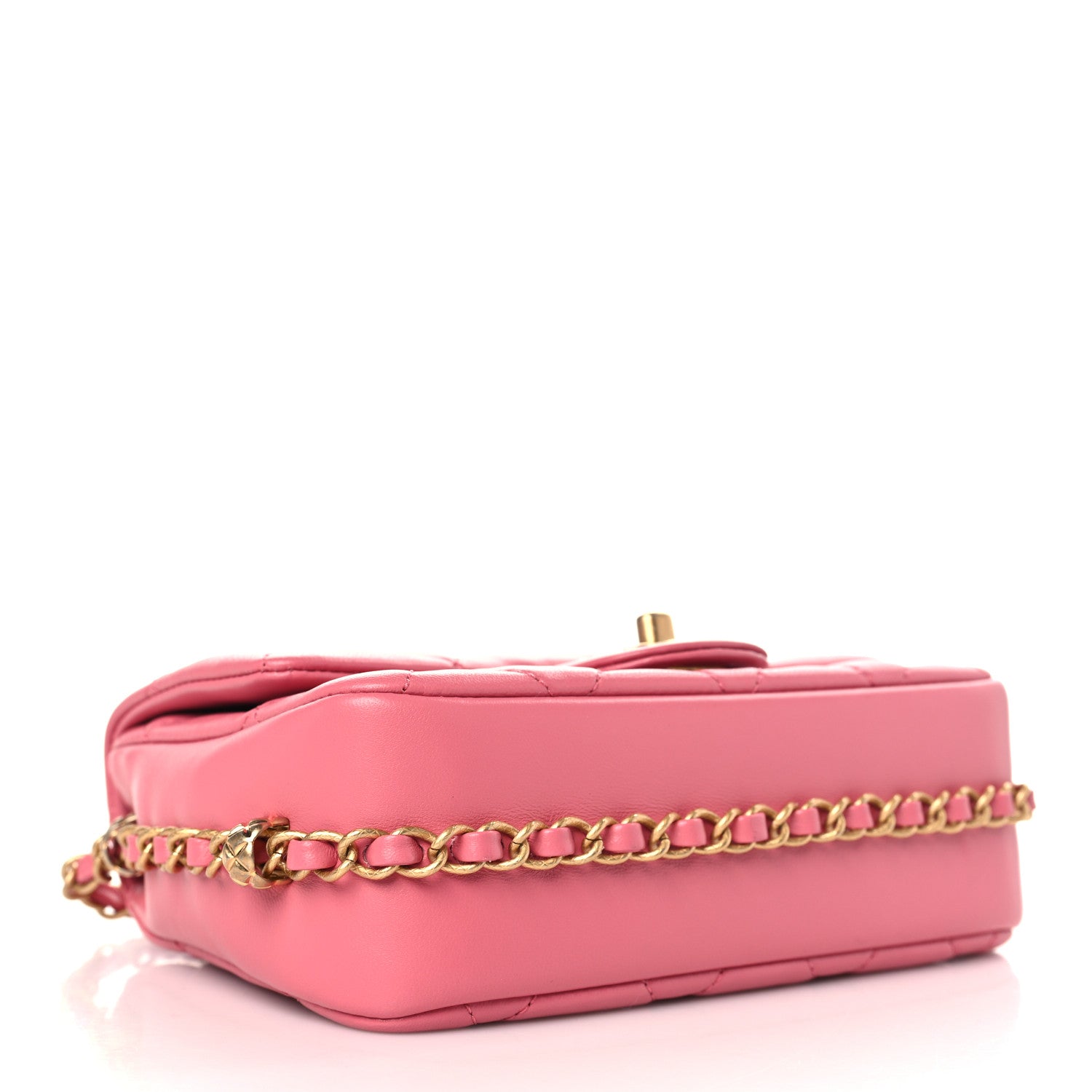 Chanel Lambskin Quilted CC Small Dynasty Flap Pink 4 of 9