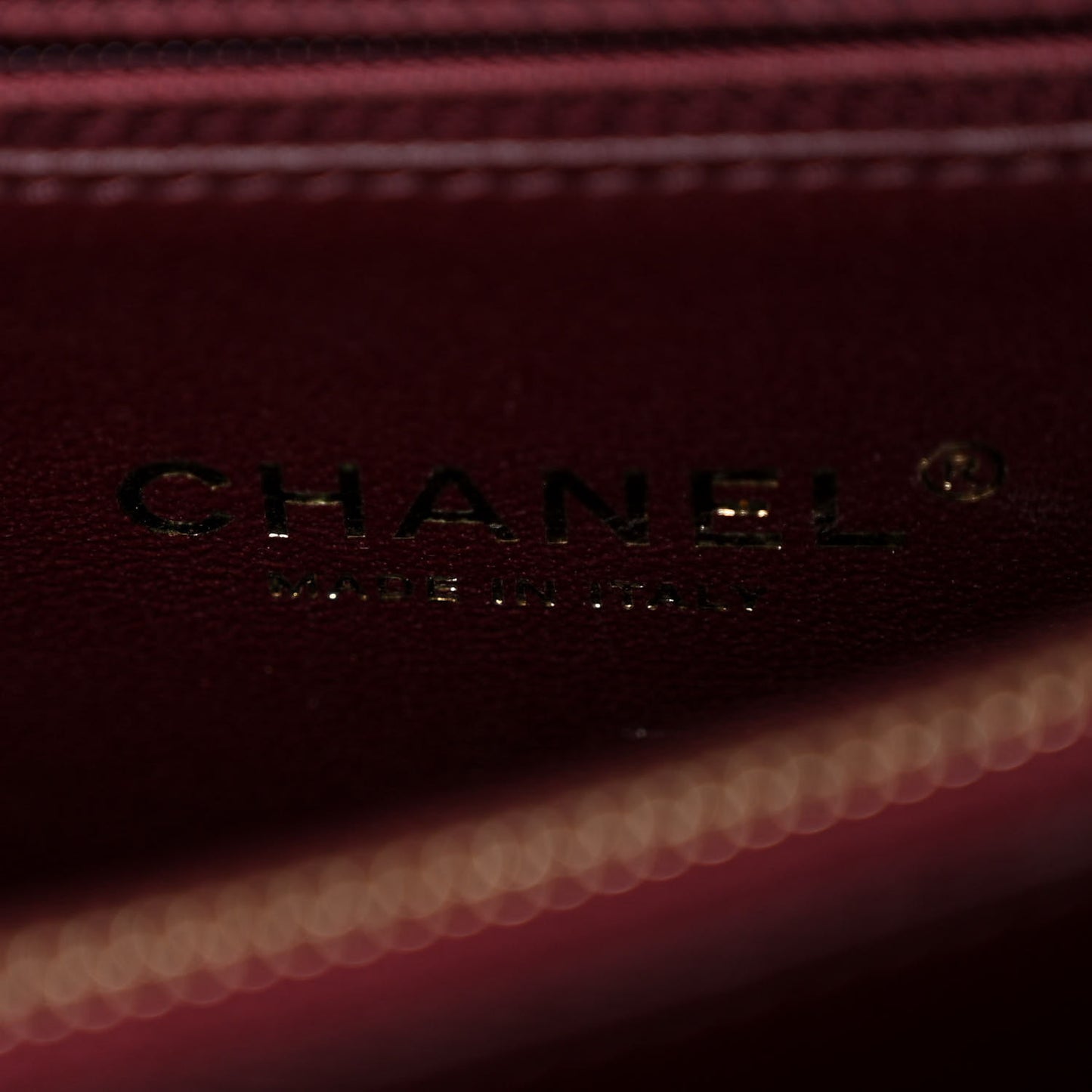 Caviar Lizard Quilted Medium Coco Handle Flap Burgundy