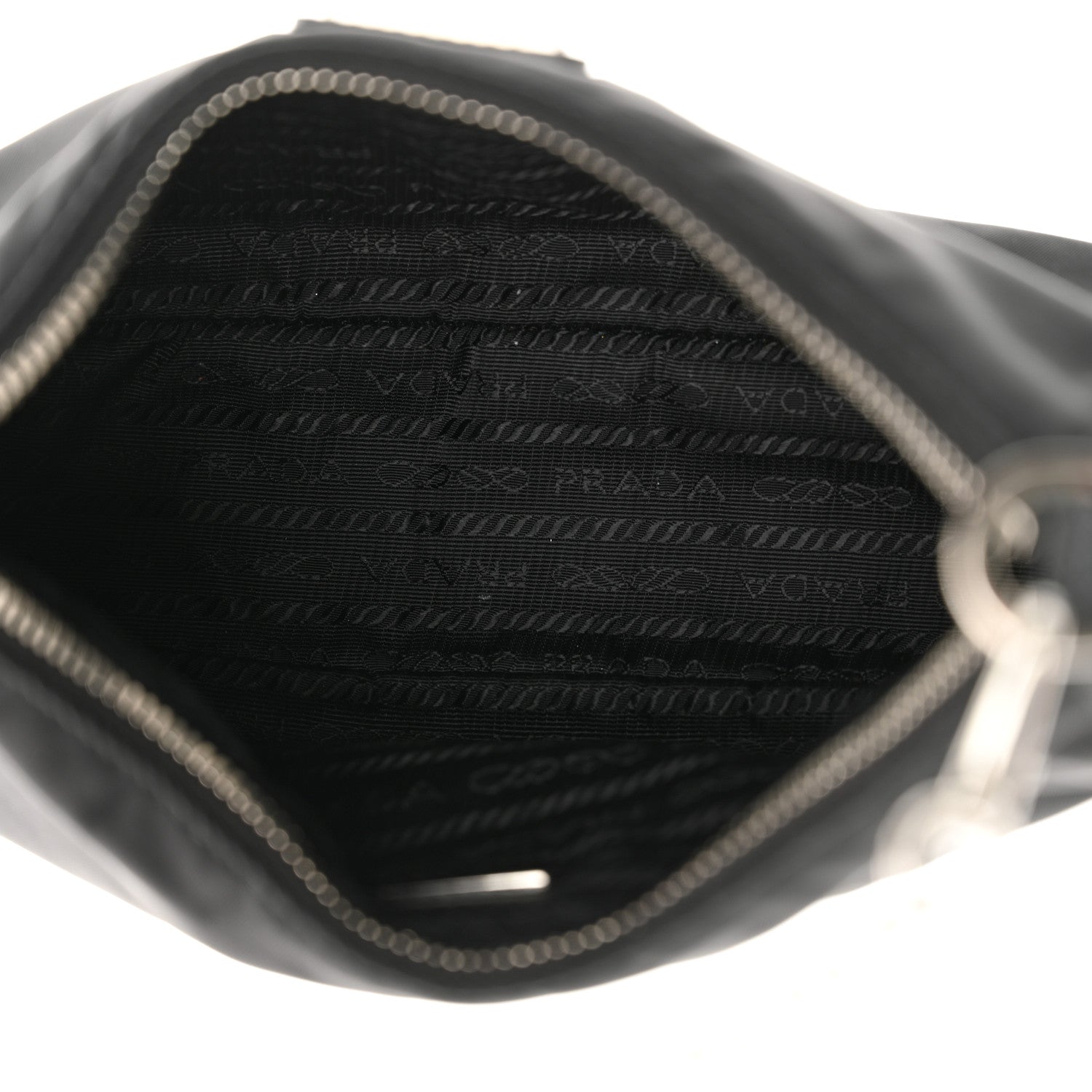 Prada Nylon Re-Edition 2005 Shoulder Bag Black 5 of 10