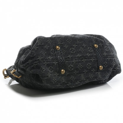 Louis Vuitton Denim Neo Cabby MM Black 4 of 7
