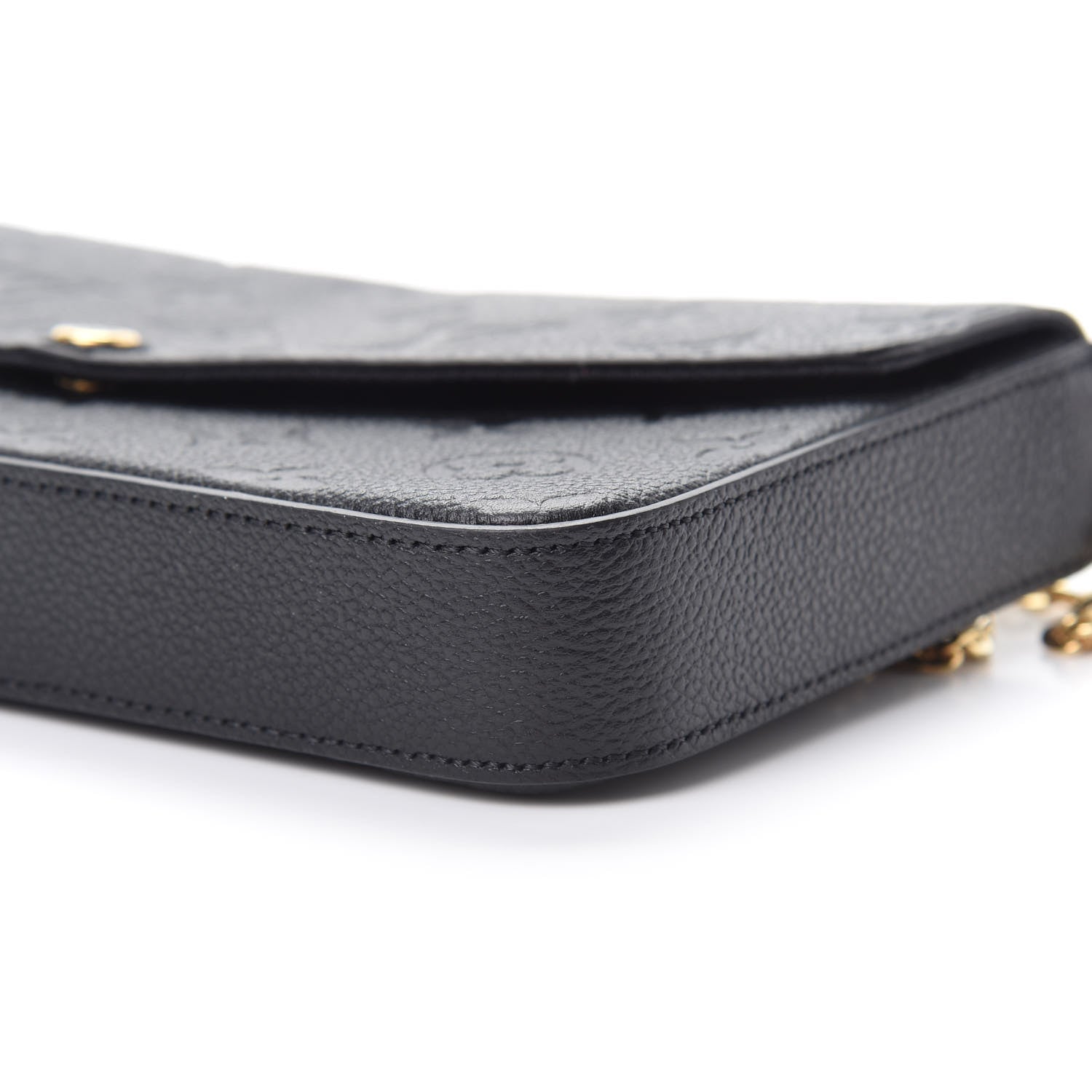 Louis Vuitton Empreinte Pochette Felicie Chain Wallet Black 10 of 11