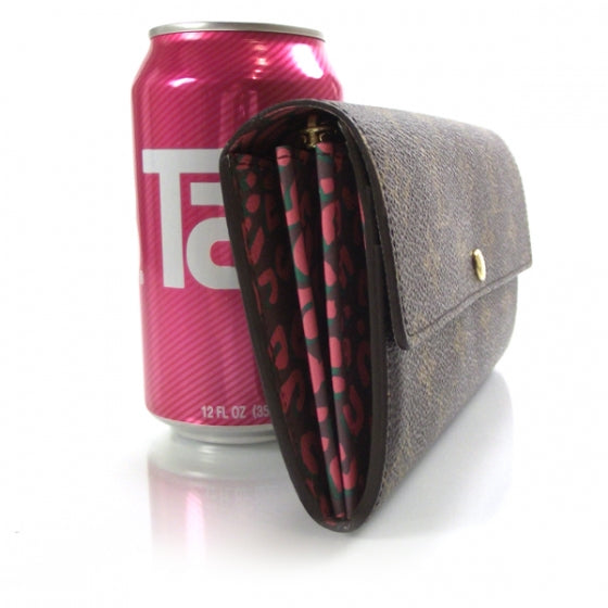 Louis Vuitton Monogram Leopard Sarah Wallet Rouge Fauviste 3 of 10