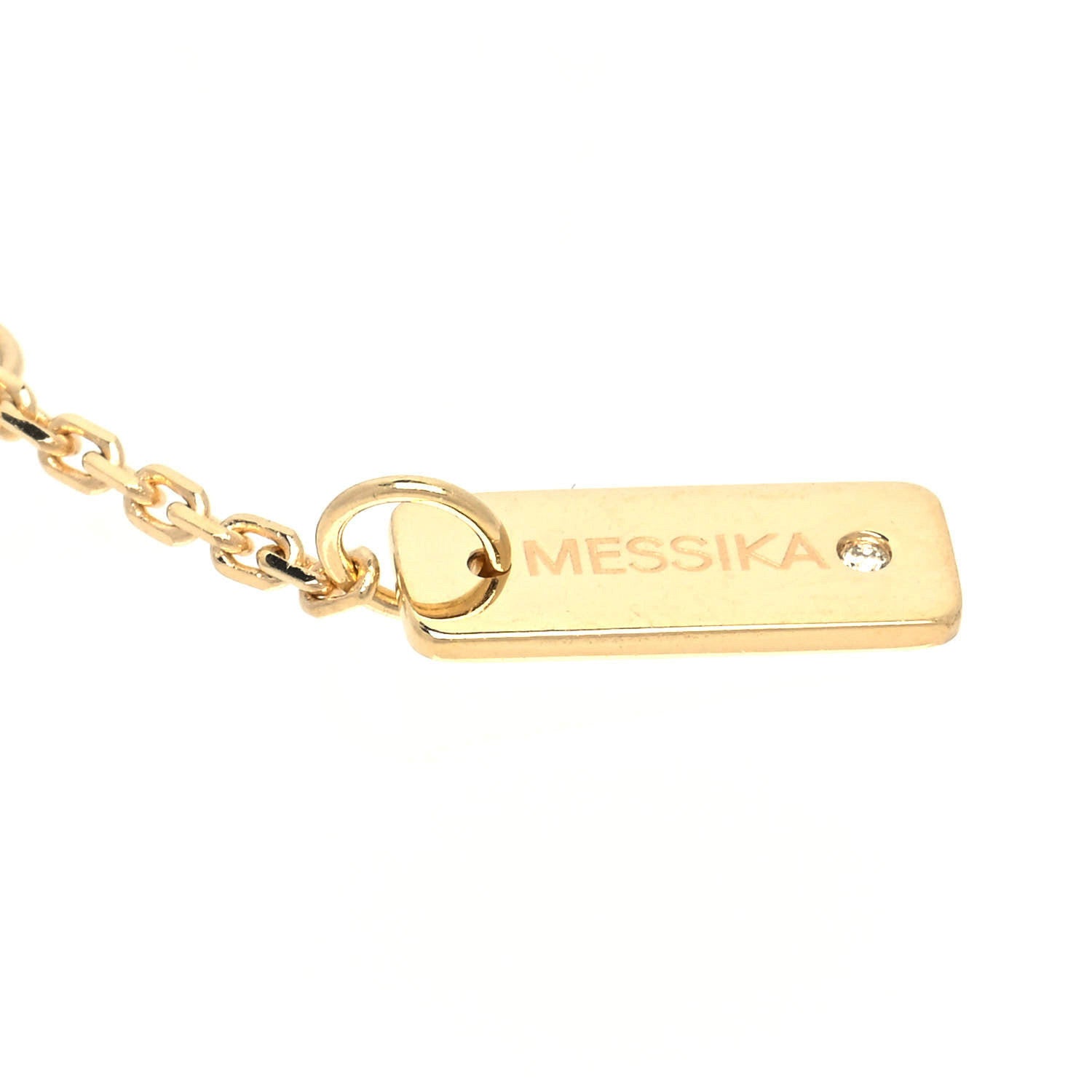 Messika 18K Yellow Gold Diamond Classic Baby Move Pave Bracelet 4 of 5
