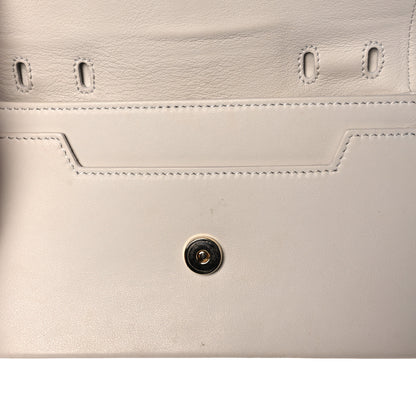 Tom Ford Calfskin Sedgwick Zip Clutch White 10 of 13