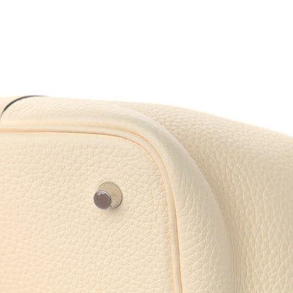 Hermes Taurillon Clemence Picotin Lock 22 MM Nata 11 of 15