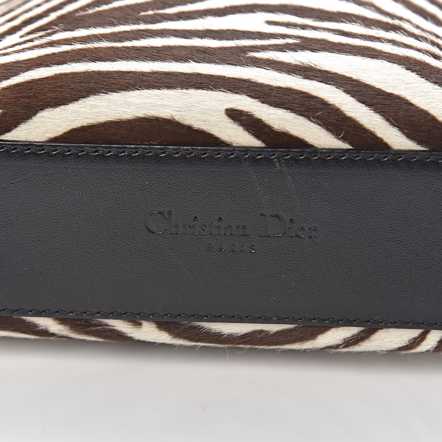Pony Hair Zebra Print Bag