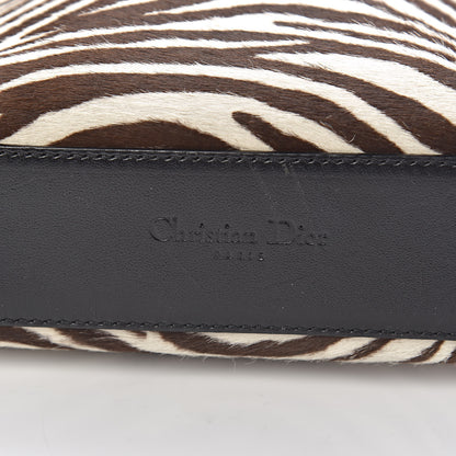 Christian Dior Pony Hair Zebra Print Bag 11 of 14