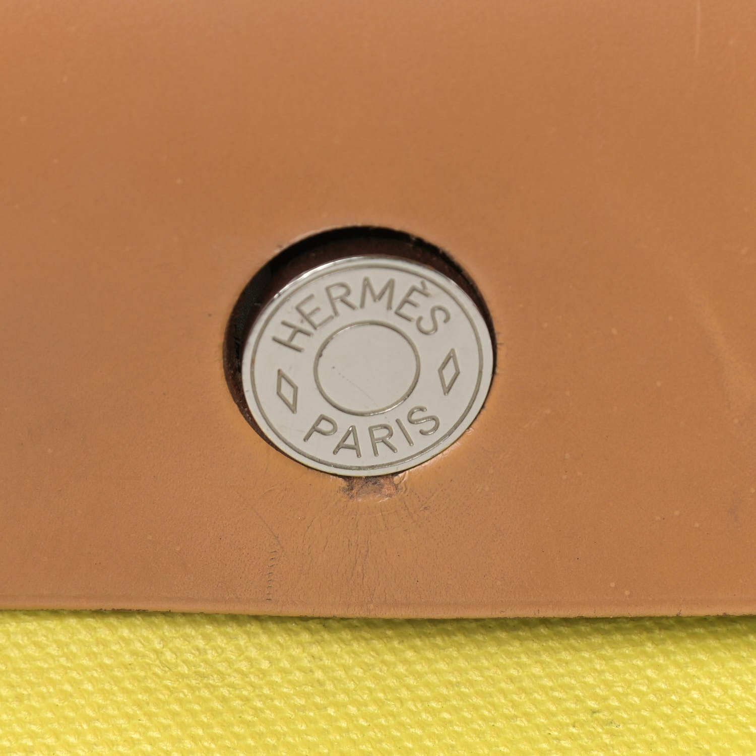 Hermes Toile Vache Hunter Herbag Zip 31 PM Soufre 12 of 12