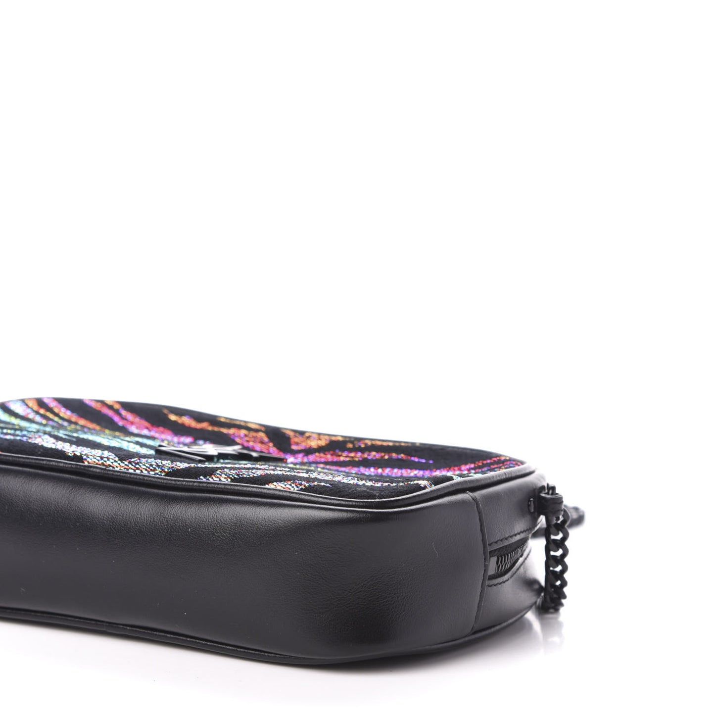 Canvas Calfskin Metallic Tiger Print Monogram Lou Camera Bag Multicolor