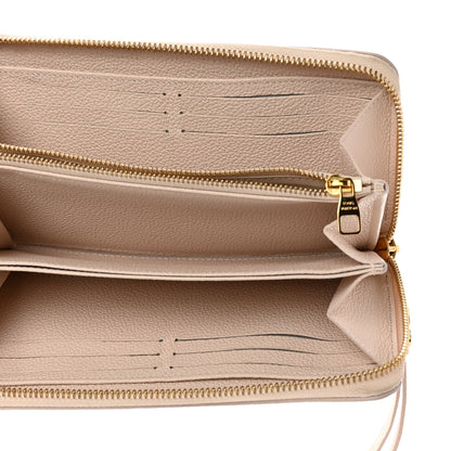 Louis Vuitton Empreinte Monogram Giant By The Pool Zippy Wallet Cream Saffron 5 of 8