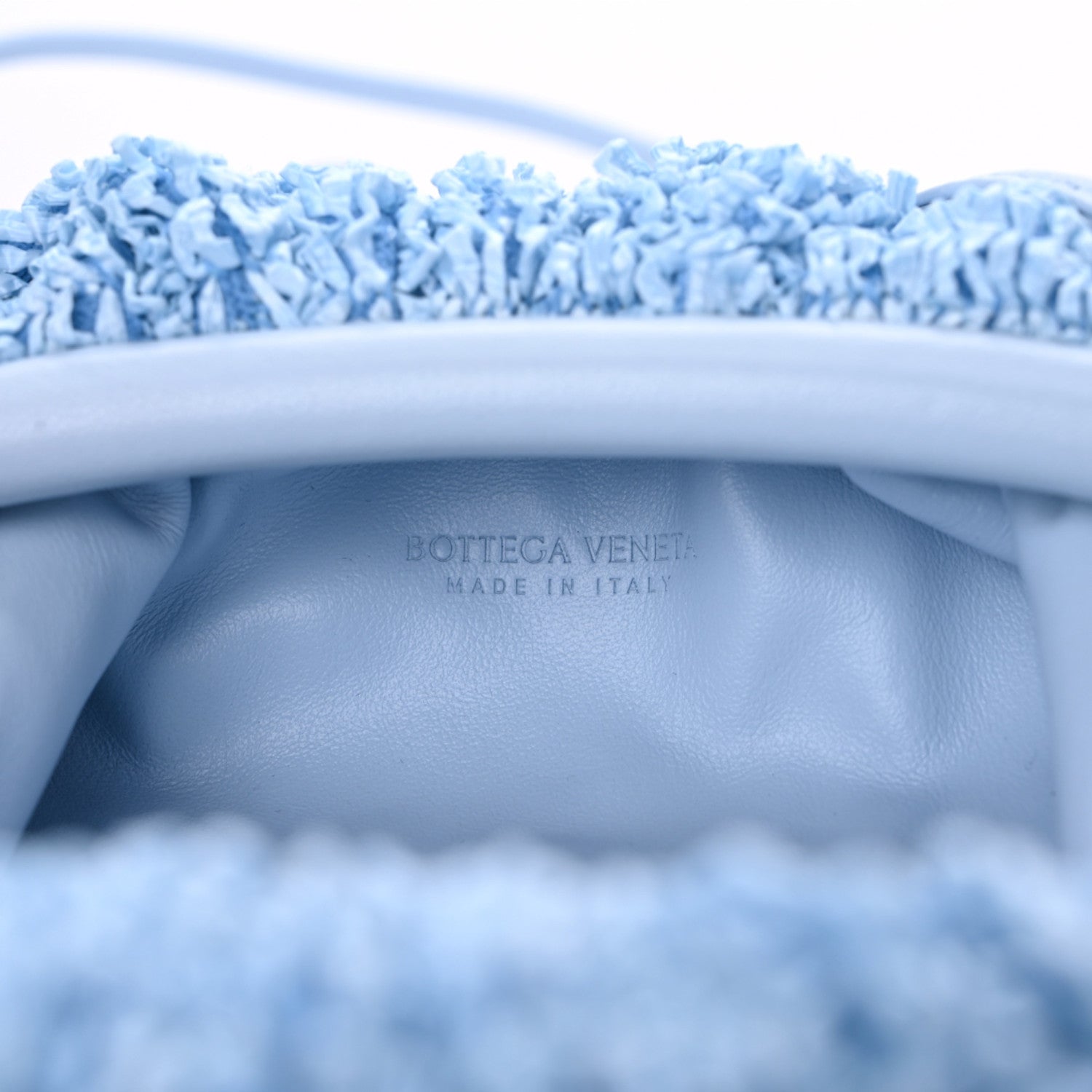 Bottega Veneta Boucle Curly Raffia The Mini Pouch Bubble 8 of 8
