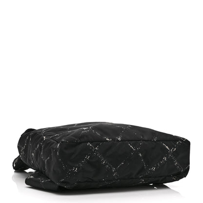 Chanel Nylon Travel Backpack Black 4 of 10