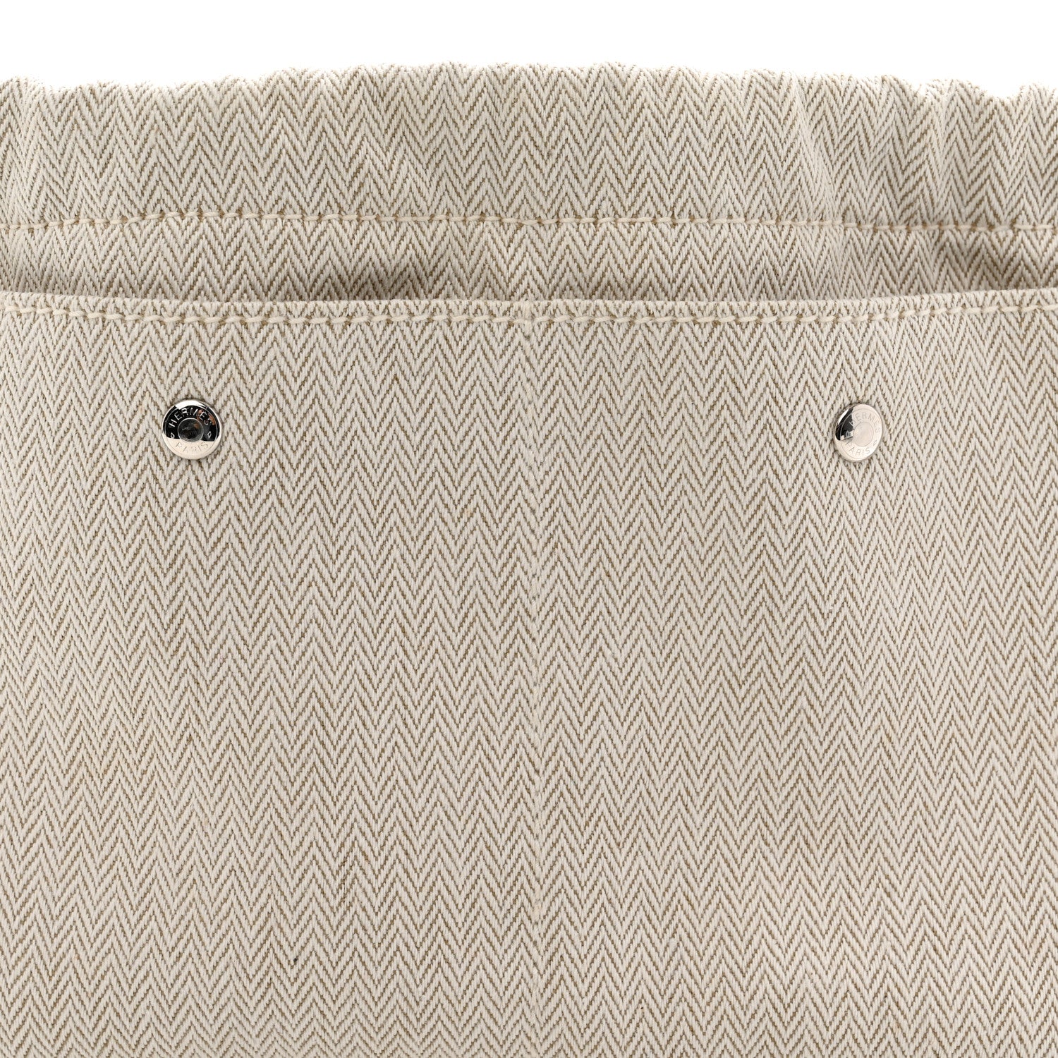 Hermes Canvas Barenia Fourbi 25 MM Pouch Naturel Fauve 8 of 15