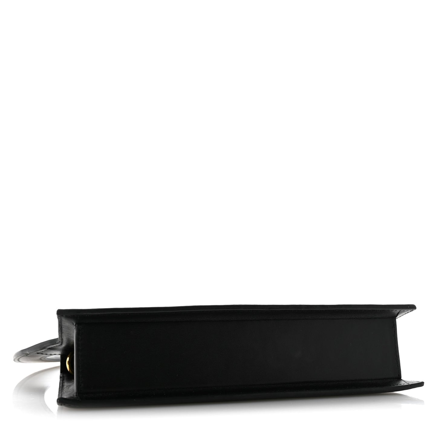 Smooth Calfskin Le Sac Rond Black