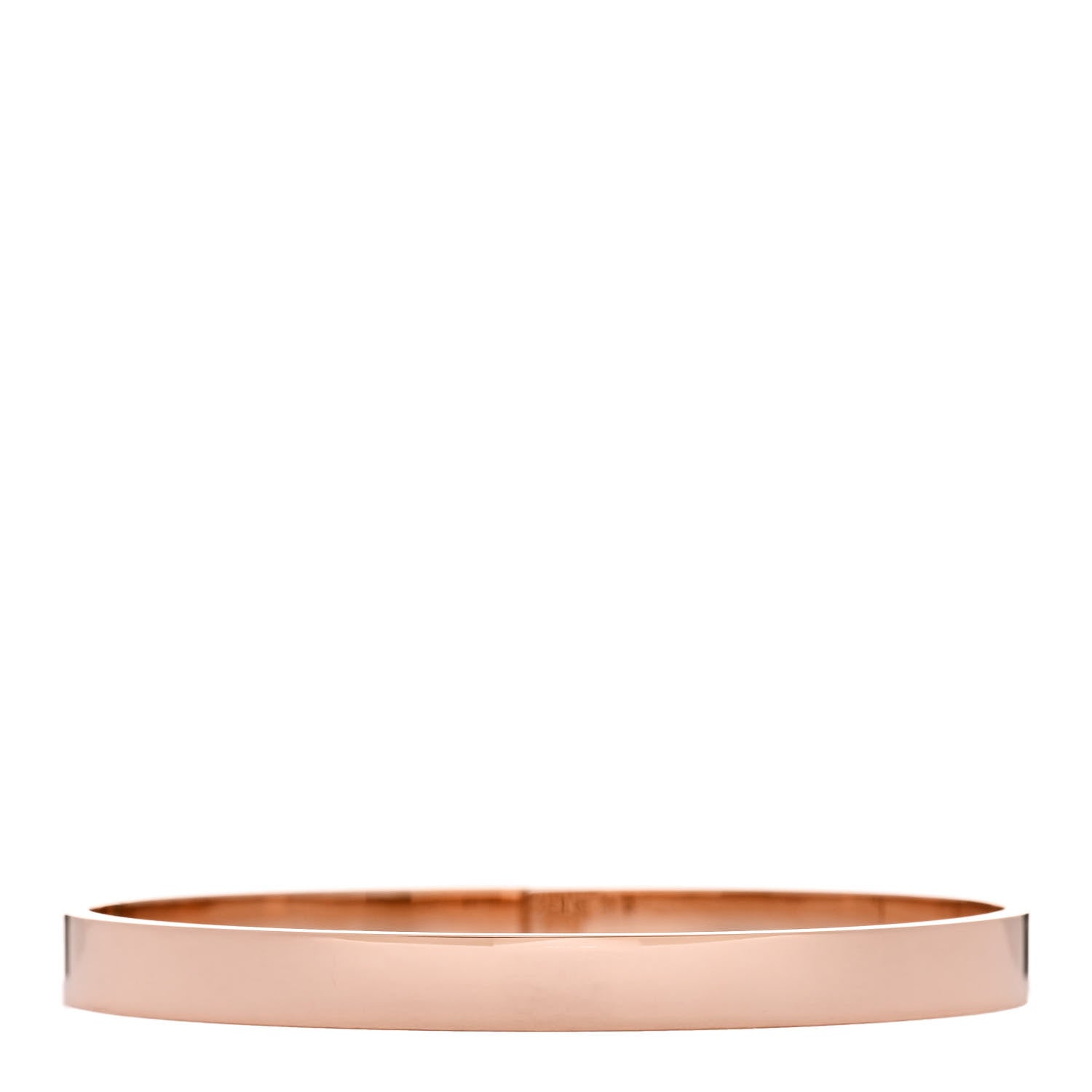 Hermes 18K Rose Gold Diamond PM Kelly Pave Bracelet SH 2 of 4