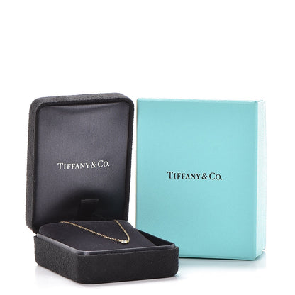 Tiffany 18K Yellow Gold Diamond .05ct Elsa Peretti Diamonds by the Yard Pendant Necklace 9 of 9