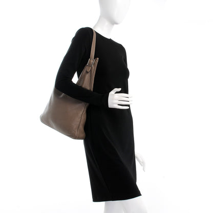 Hermes Taurillon Clemence Massai PM Etoupe 2 of 13