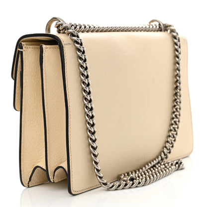 Gucci Textured Calfskin Crystal Small Dionysus Shoulder Bag Mystic White 3 of 16