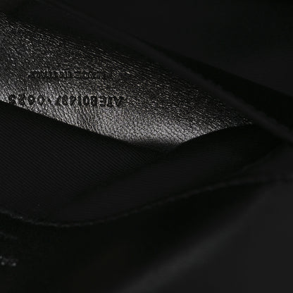 Saint Laurent Lambskin Chevron Quilted Small Loulou Black 8 of 13