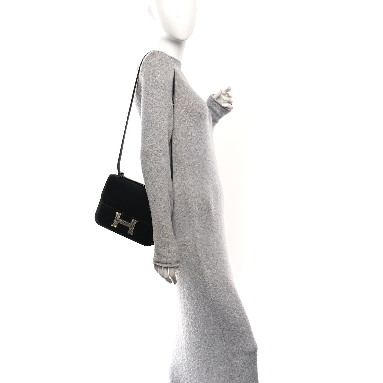 Hermes Box Lizard Constance 1-24 Black Ombre 3 of 13